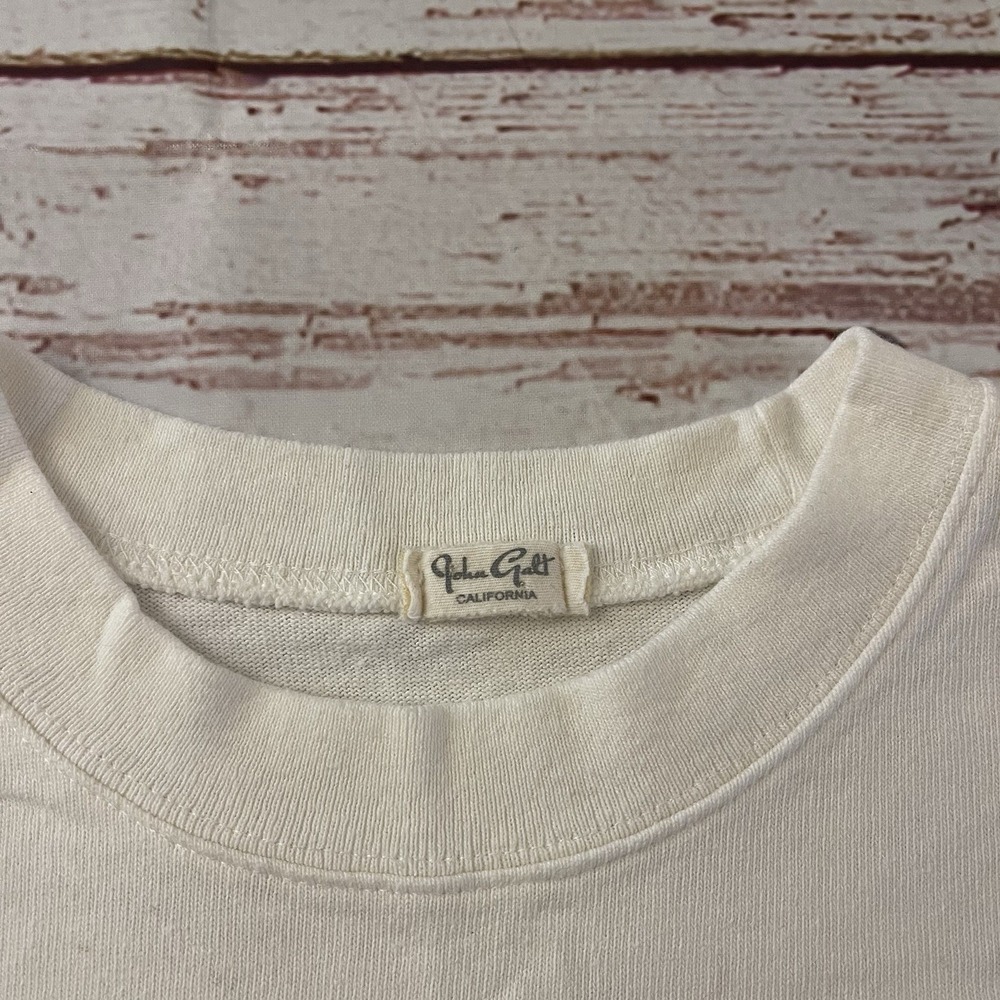 J Galt Brandy Melville Womens Small Cream Button Fly‎ Corduroy Pants & Crop Top - Picture 4 of 11